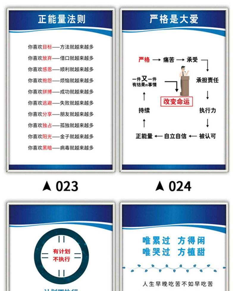 工厂车间员工激励标语墙贴牌定制规章制度自勉质量安全生产消防安全管